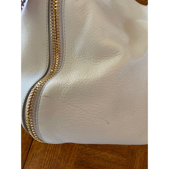Tom Ford Sedgwick Xipper bag pebbled cream leather - Picture 7 of 12